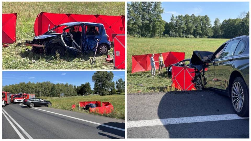 Śmiertelny wypadek w Grudnej. Nie żyją dwie osoby, kilkulatek LPR przetransportowany do szpitala [Foto, Wideo]